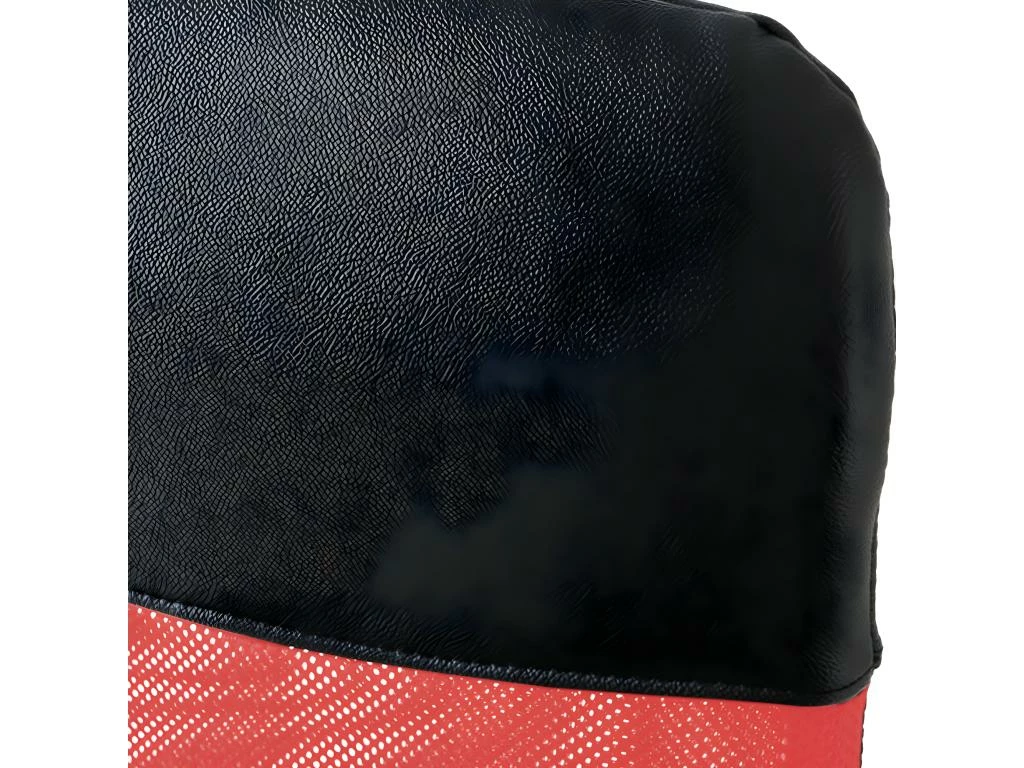 Fauteuil Bureau Chaise Rouge Noir Avec Roues 113/123x57,5x58,5 6 Fauteuil Bureau Chaise Rouge Noir Avec Roues 113/123x57,5x58,5 – Image 4