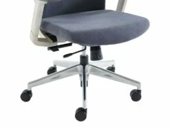 Fauteuil De Bureau Professionnel - Tissu - Gris - HUMIA -DECO Ventes siege de bureau 1623189