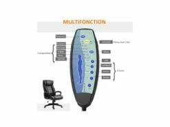 Fauteuil De Bureau Massant MASON Noir 15 Fauteuil De Bureau Massant MASON Noir -DECO Ventes siege de bureau 19171913