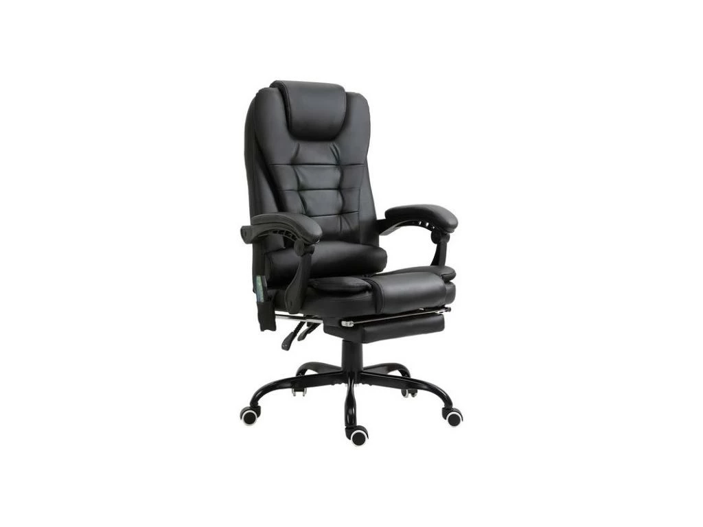 Fauteuil De Bureau Relaxant Massant BRANSON Noir 3 Fauteuil De Bureau Relaxant Massant BRANSON Noir