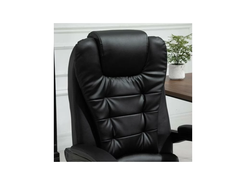 Fauteuil De Bureau Relaxant Massant BRANSON Noir 10 Fauteuil De Bureau Relaxant Massant BRANSON Noir – Image 8