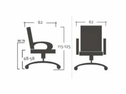 Chaise De Bureau Pivotante Tao V1 Noire -DECO Ventes siege de bureau 19172019