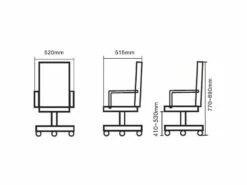 Chaise De Bureau Zoe Noire -DECO Ventes siege de bureau 19172105