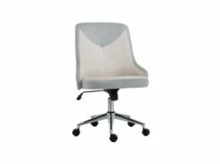 Chaise De Bureau PERTH Gris Clair