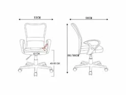 Chaise De Bureau Mio Noire -DECO Ventes siege de bureau 19172399