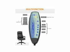 Fauteuil De Bureau Massant MASON Brun 15 Fauteuil De Bureau Massant MASON Brun -DECO Ventes siege de bureau 19172409