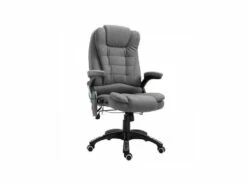 Fauteuil De Bureau Massant Maksym Gris Chiné