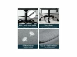 Fauteuil De Bureau Massant STEVE Gris 19 Fauteuil De Bureau Massant STEVE Gris -DECO Ventes siege de bureau 19172487