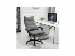 Fauteuil De Bureau JONAS Gris -DECO Ventes siege de bureau 19172513