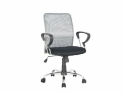 Chaise De Bureau Pivotante Santi Grise/Noire