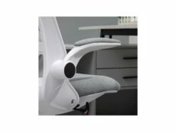 Chaise De Bureau VADIM Grise Et Blanche -DECO Ventes siege de bureau 19172725