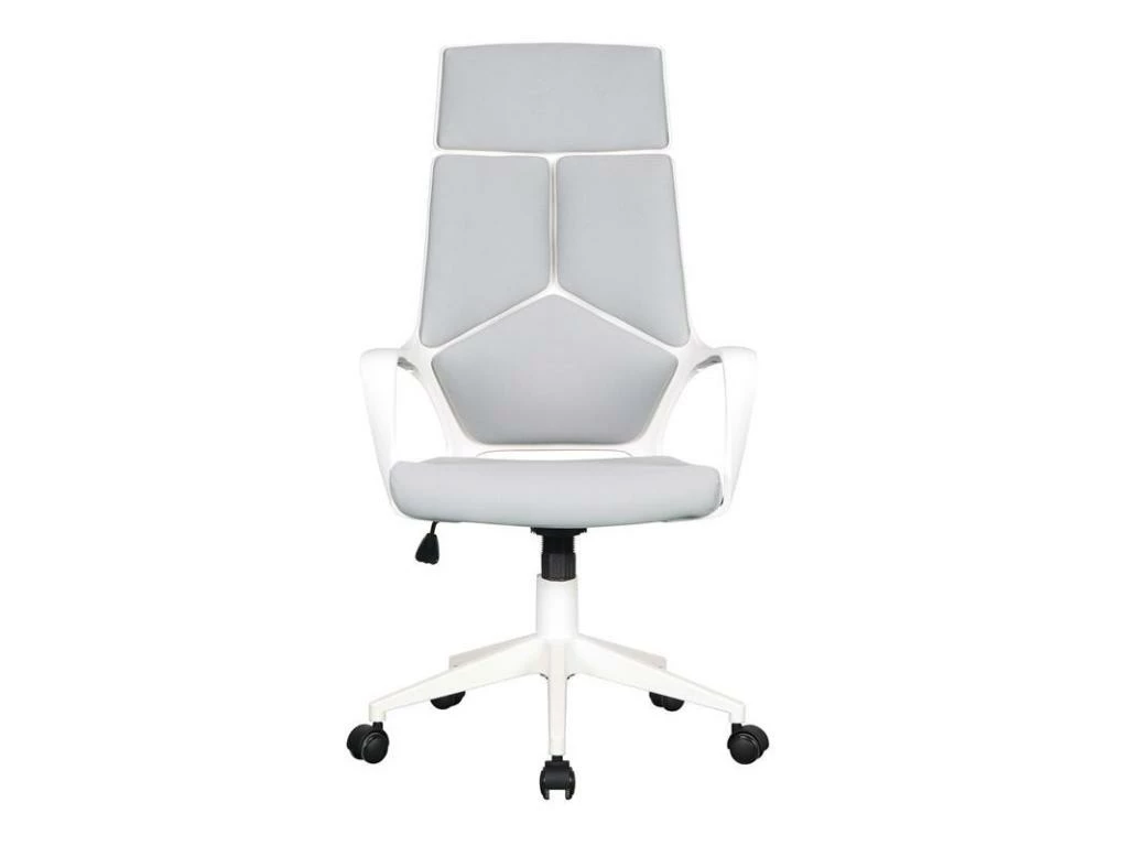 Chaise De Bureau Moderna Tissu Grise/Blanche 4 Chaise De Bureau Moderna Tissu Grise/Blanche – Image 2