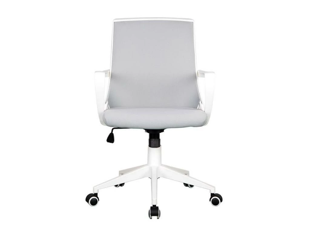 Chaise De Bureau Style Tissu Grise/blanche 6 Chaise De Bureau Style Tissu Grise/blanche – Image 5