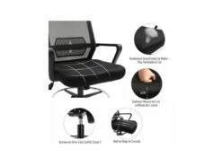 Fauteuil De Bureau Assise Haute Igor Noir -DECO Ventes siege de bureau 19172927