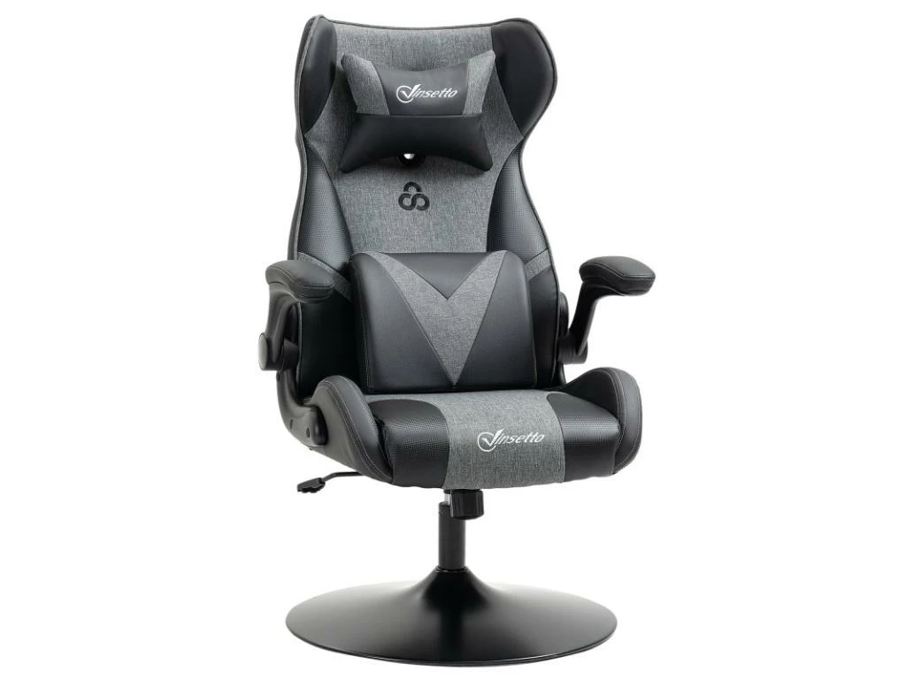 Fauteuil Gaming Réglable BRUCE Gris Et Noir 3 Fauteuil Gaming Réglable BRUCE Gris Et Noir