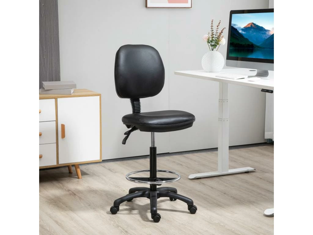 Chaise De Travail EDDY Noire 4 Chaise De Travail EDDY Noire – Image 2