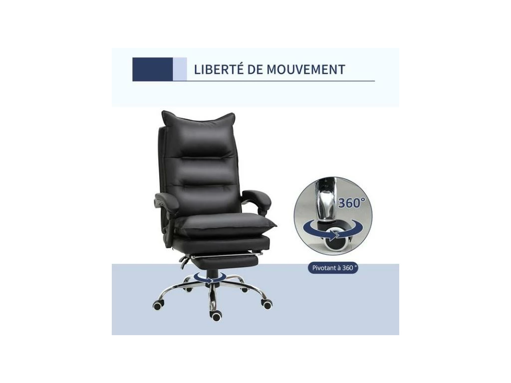 Fauteuil De Bureau STAN Noir 8 Fauteuil De Bureau STAN Noir – Image 6