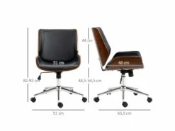 Chaise De Bureau Vintage CONRAD Bois -DECO Ventes siege de bureau 19173275