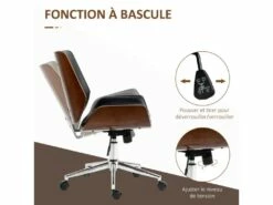 Chaise De Bureau Vintage CONRAD Bois -DECO Ventes siege de bureau 19173279