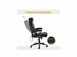 Fauteuil De Bureau Massant MAYOR Noir -DECO Ventes siege de bureau 19173339