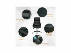 Fauteuil De Bureau Massant MAYOR Noir -DECO Ventes siege de bureau 19173345