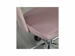 Chaise De Bureau Design Charlotte Rose Poudré -DECO Ventes siege de bureau 19173367