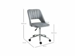 Chaise De Bureau Design ALICE Grise 12 Chaise De Bureau Design ALICE Grise -DECO Ventes siege de bureau 19173439