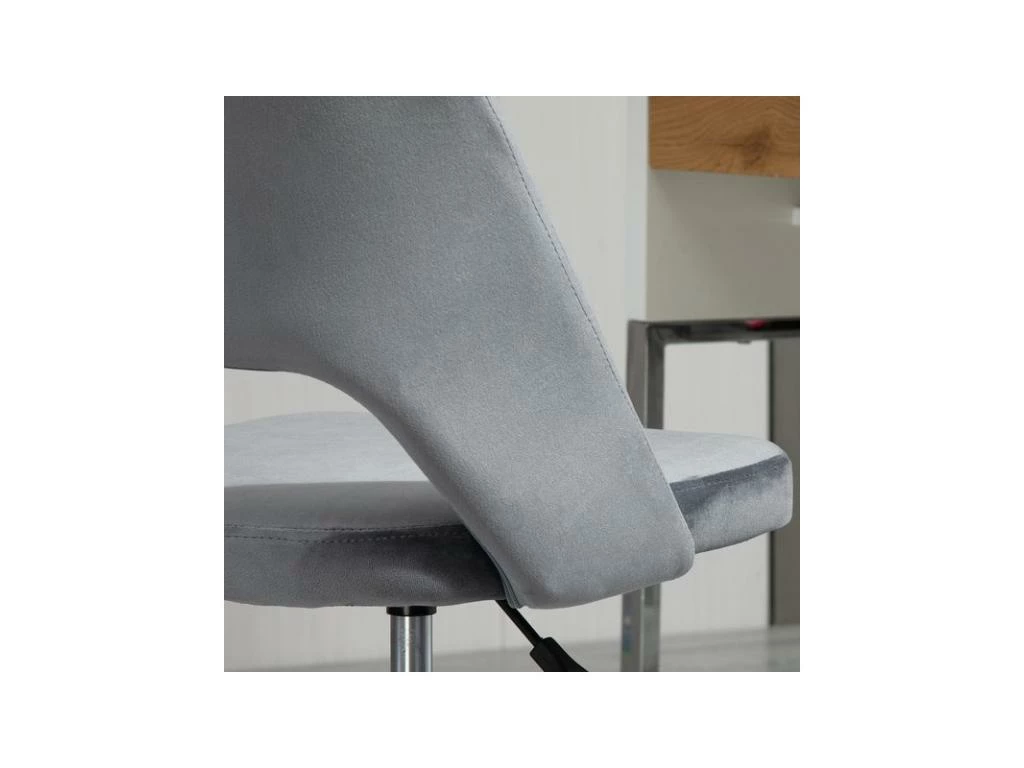 Chaise De Bureau Design ALICE Grise 9 Chaise De Bureau Design ALICE Grise – Image 7