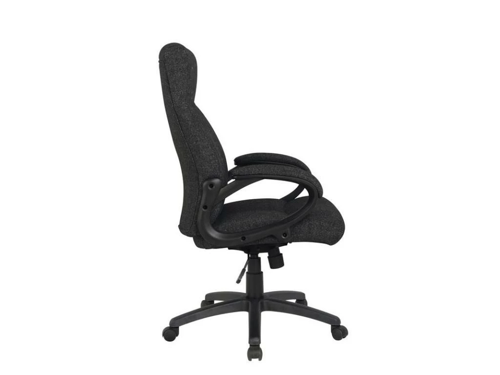 Chaise De Bureau Paras Tissu Noire 7 Chaise De Bureau Paras Tissu Noire – Image 5