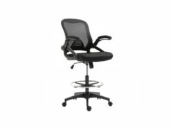 Fauteuil De Bureau Assise Haute Jenny Noir