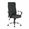 Chaise De Bureau Pivotante Tao Tissu Noire