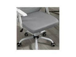 Fauteuil De Bureau Design HILGE Gris Et Blanc -DECO Ventes siege de bureau 19174145