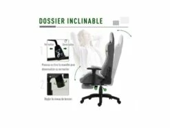 Fauteuil De Bureau FORD Gris -DECO Ventes siege de bureau 19174161