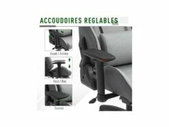 Fauteuil De Bureau FORD Gris -DECO Ventes siege de bureau 19174163