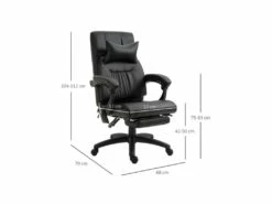 Fauteuil De Bureau Relaxant VADOR Noir -DECO Ventes siege de bureau 19174257