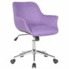 Chaise De Bureau Iris Violette -DECO Ventes siege de bureau 19174489