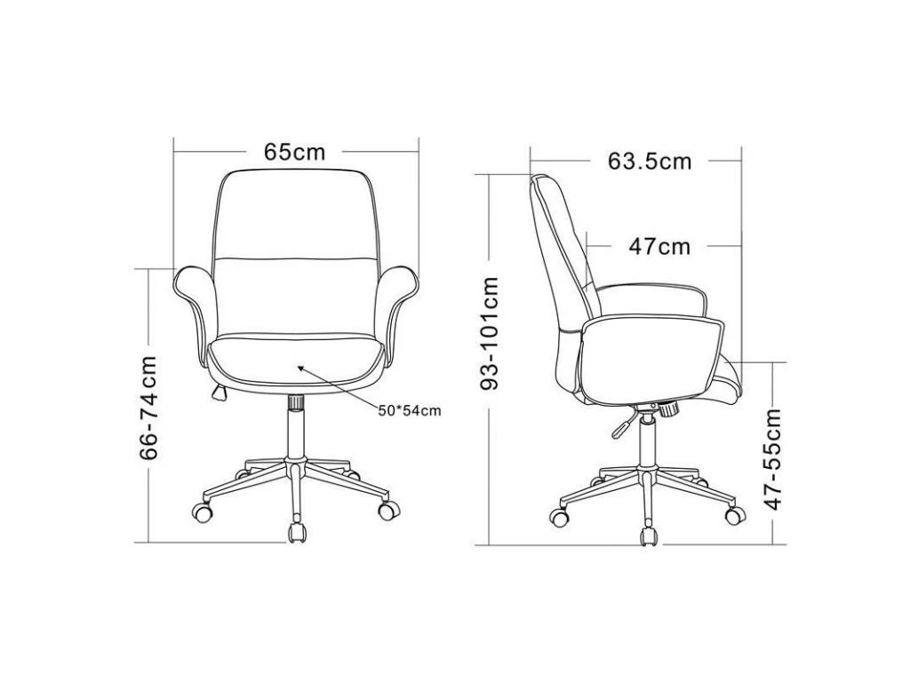 Chaise De Bureau Jary Rose 7 Chaise De Bureau Jary Rose – Image 5