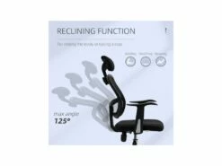 Chaise De Bureau REGAN Noire -DECO Ventes siege de bureau 19174743