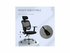 Chaise De Bureau REGAN Noire -DECO Ventes siege de bureau 19174749