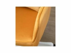 Chaise De Bureau Massante INES Jaune D'or -DECO Ventes siege de bureau 19174771