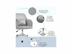 Chaise De Bureau FACTORY Gris Clair 17 Chaise De Bureau FACTORY Gris Clair -DECO Ventes siege de bureau 19174797