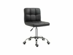 Chaise De Bureau Capitonnée BARFLY Noire