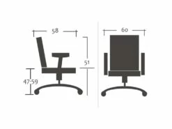 Chaise De Bureau Zadig - Noire -DECO Ventes siege de bureau 19187241