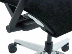 Fauteuil De Bureau Professionnel - Tissu - Gris Chiné - LACITY -DECO Ventes siege de bureau 2058483