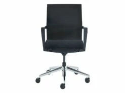 Fauteuil De Bureau Professionnel - Tissu - Gris Chiné - LACITY -DECO Ventes siege de bureau 2058489
