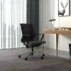 Fauteuil De Bureau Professionnel - Tissu - Gris Chiné - LACITY -DECO Ventes siege de bureau 2058499