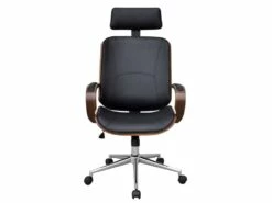 Fauteuil Chaise Siège De Bureau En Bois De Noyer Avec Repose-tête Luxe Noir 0502018 9 Fauteuil Chaise Siège De Bureau En Bois De Noyer Avec Repose-tête Luxe Noir 0502018 -DECO Ventes siege de bureau 21027177