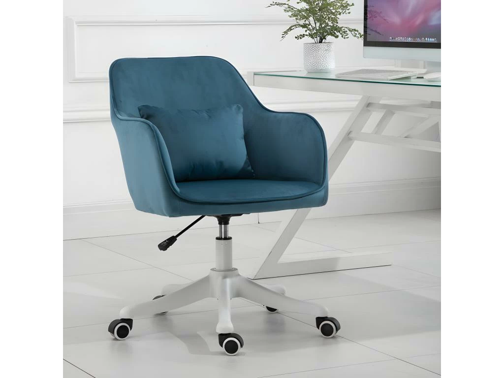 Chaise De Bureau Massante ANITA Bleue 4 Chaise De Bureau Massante ANITA Bleue – Image 2