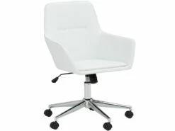 Fauteuil De Bureau Edgar Blanc -DECO Ventes siege de bureau 21726583