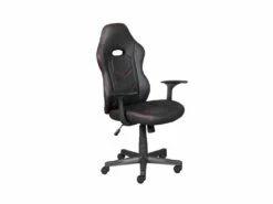 Myhomi Chaise De Bureau, Noir, Rouge.